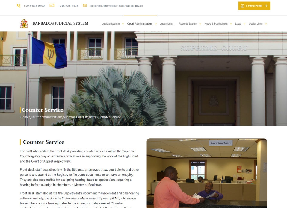 Boyce Suite Company Ltd.: Barbados Judicial System project - slide 2