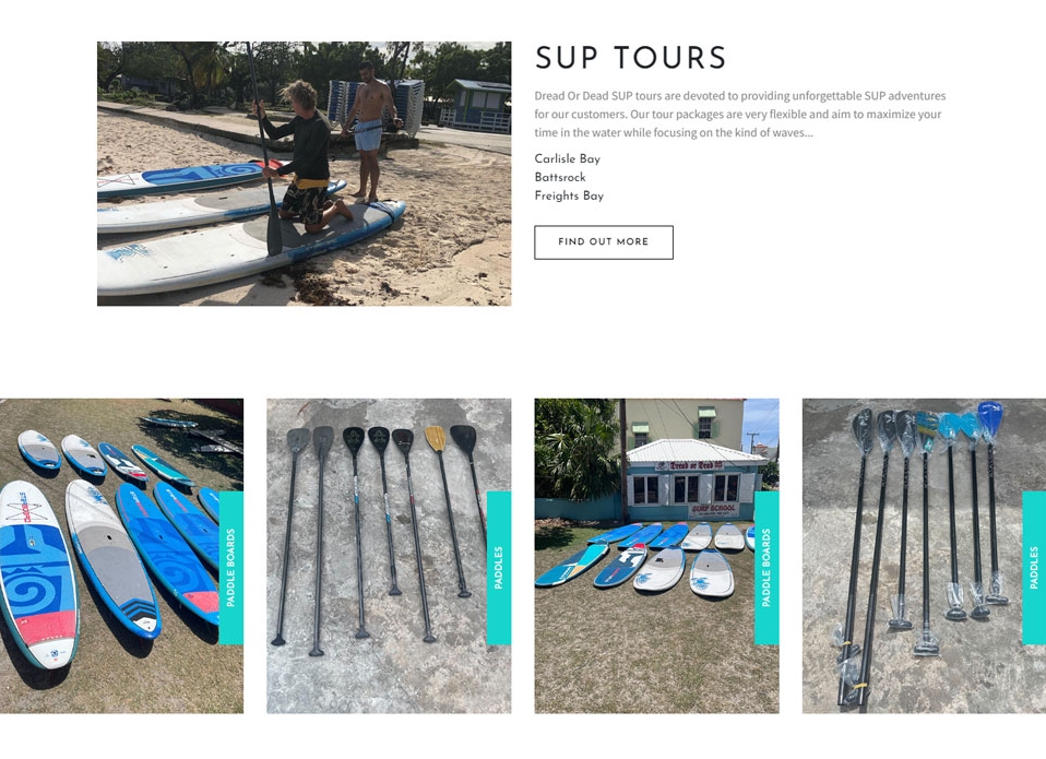 Boyce Suite Company Ltd.: Stand Up Paddle School Barbados project - slide 2